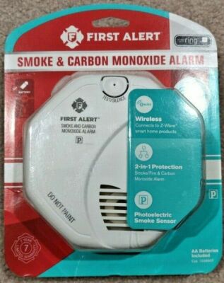 First Alert - Z-Wave Smoke and Carbon Monoxide Detector 1038907 New!