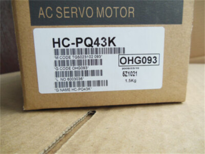 1PC New MITSUBISHI HC-PQ43K AC Servo Motor HCPQ43K In Box 2-5 Days Delivery