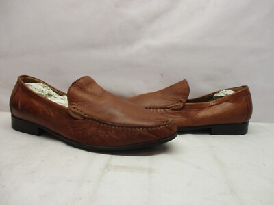 Johnston & Murphy Shoes Mens Size 11.5 Brown Leather Slip On Loafers 20-8470 Amazon.com | Johnston & Murphy Men main image 3