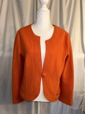 Nwt Geiger Pure Wool Orange Jacket Size 40