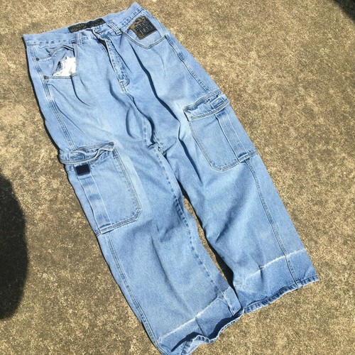 Vintage 80s 90s Denim Baggy Cargo 