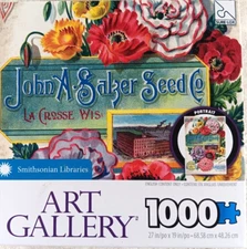 John A. Salzer Seed Company 1000 Piece Jigsaw Puzzle Smithsonian Libraries