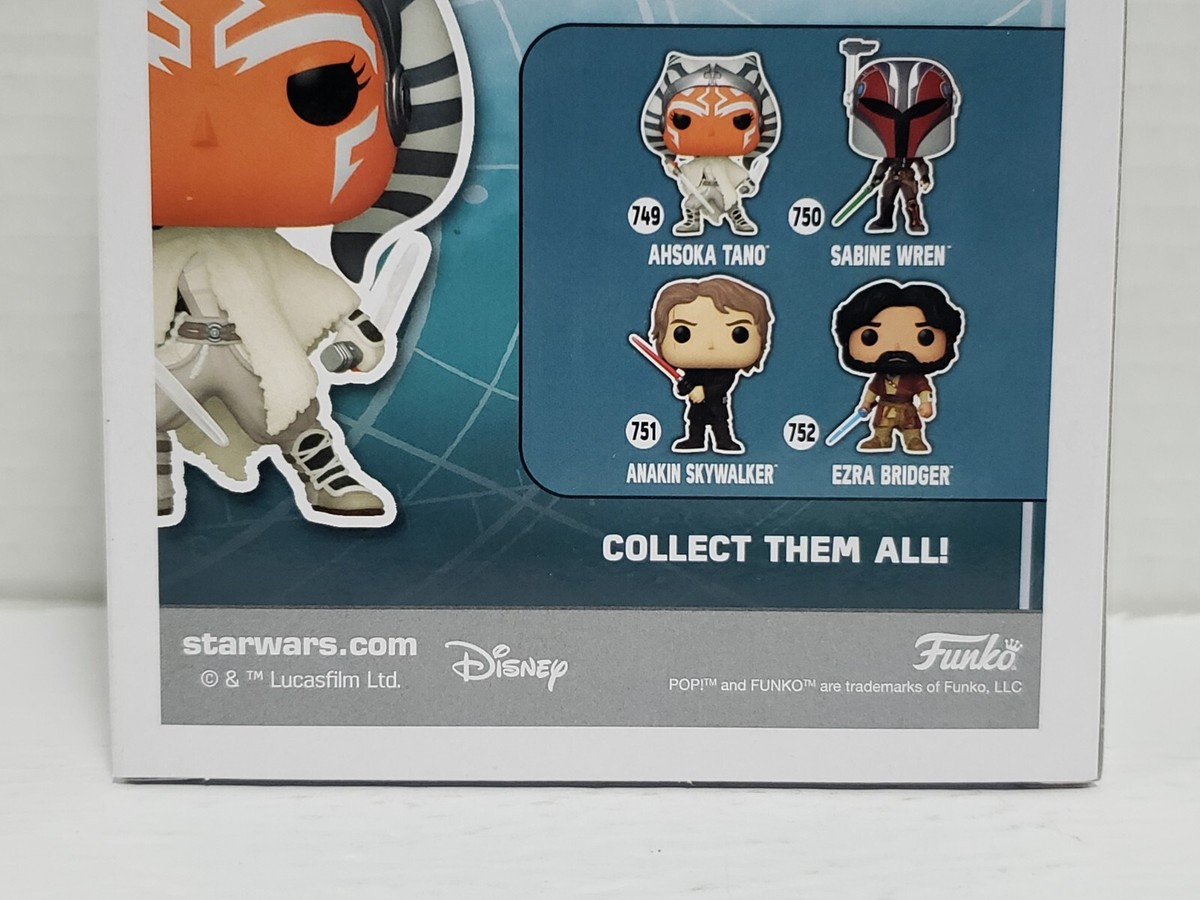 AHSOKA TANO - Star Wars - Funko POP! #749 Bobblehead Vinyl Figure
