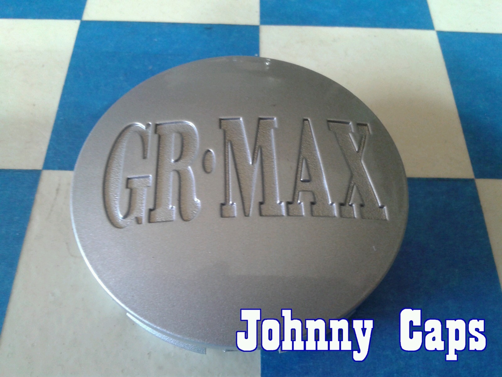 GR-MAX Wheels Silver Center Caps for Custom Fit Replacement Single Unit