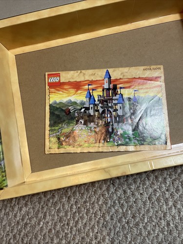 LEGO ( Empty Box W Instructions) 6091 6098 Knight's Kingdom King Leo's Castle - Picture 9 of 22