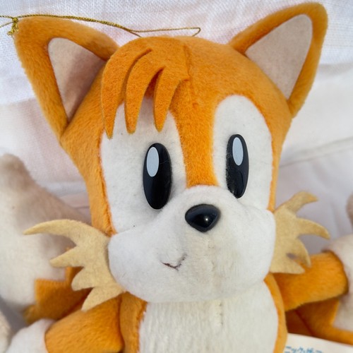 Sonic The Fighters Plush Doll SEGA Sonic the Hedgehog 1997 JAPAN Vintage Tails - Picture 11 of 23