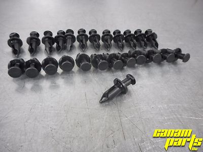 Can Am Replacement 25 Plastic Fender Rivets Clips 8mm 5/16