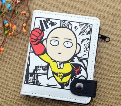 One Punch Man Saitama Wallet Purse Anime Short Bifold Button Holder Wallets Gift Ebay