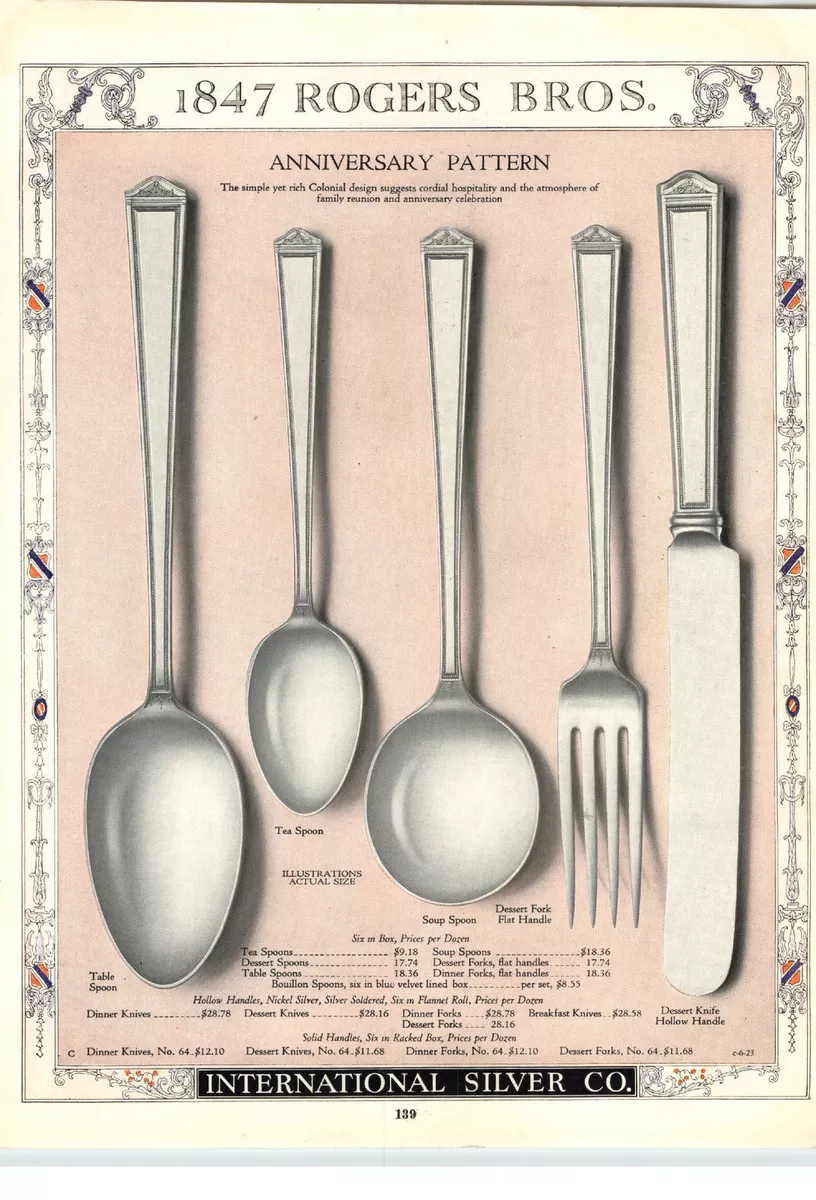 Roger silverware sale