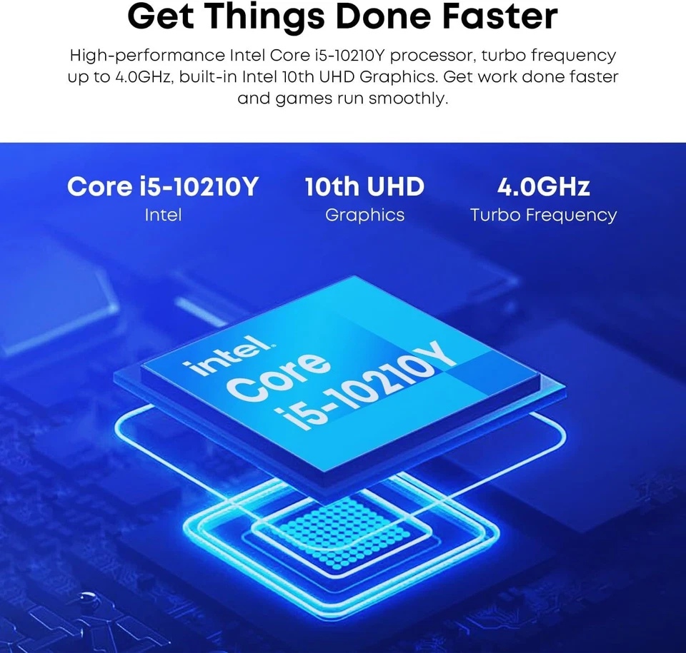 G1N CHUWI 12 UBook X Windows 11 Intel Core i510210Y 8GB 256G SSD 3 in1 Tablet Se - Image 2 of 4