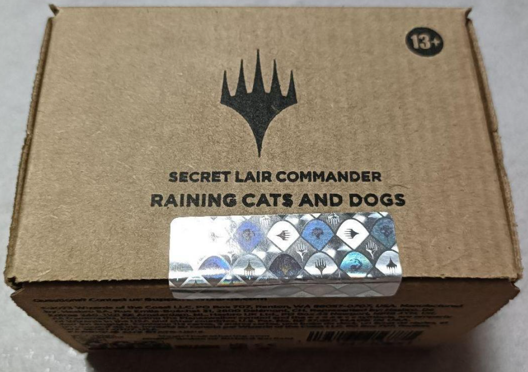 Commander Deck: Raining Cats and Dogs未開封 MTG Secret Lair Commander Deck Raining Cats and Dogs Box Magic The