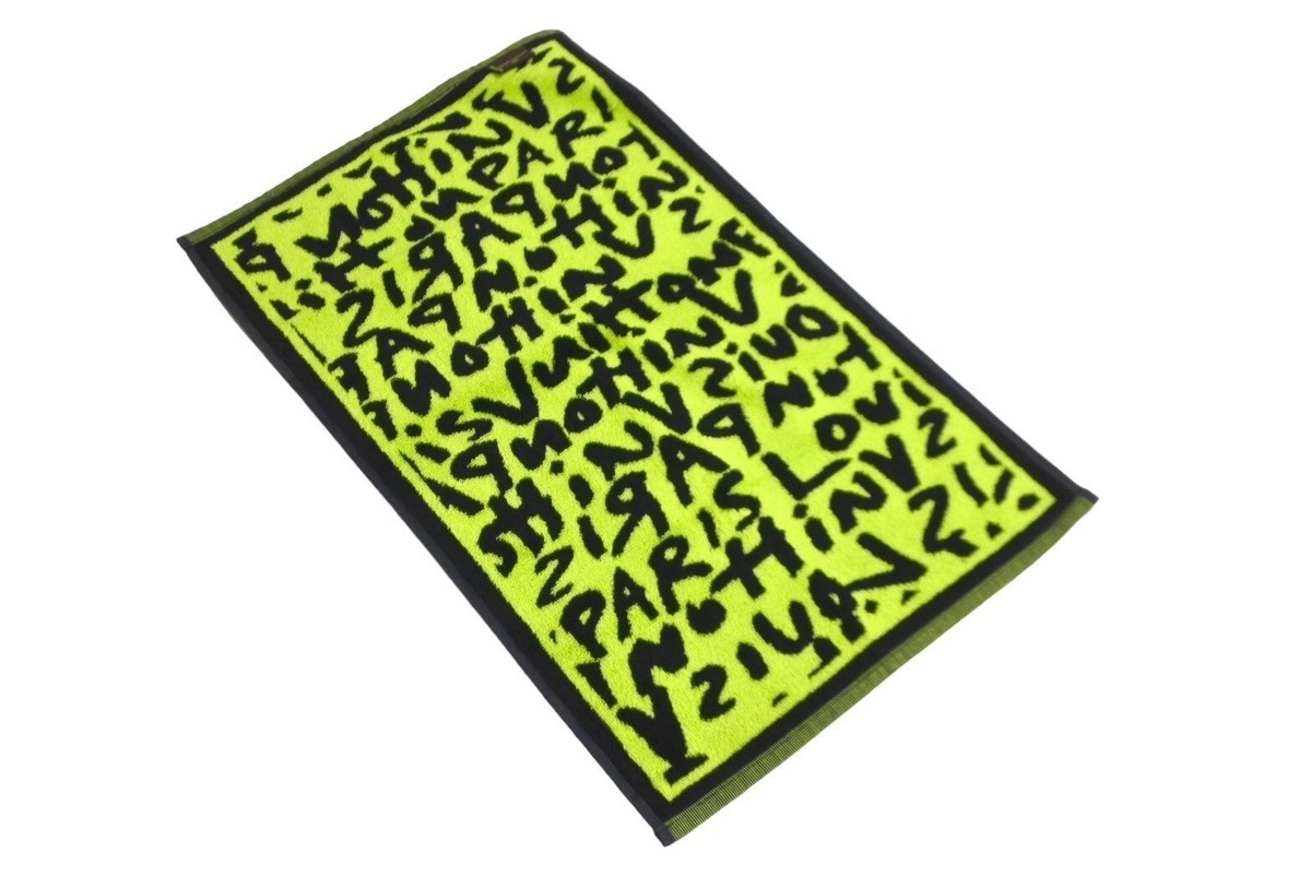 Louis Vuitton Graffiti Sports towel Green | eBay