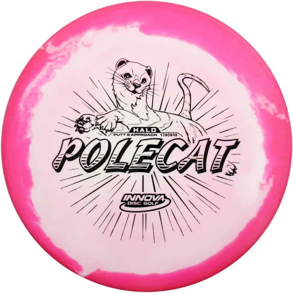 Innova Star Halo Polecat Halo Putt & Approach Disc 1300 Pink Golf New - Image 2 of 4