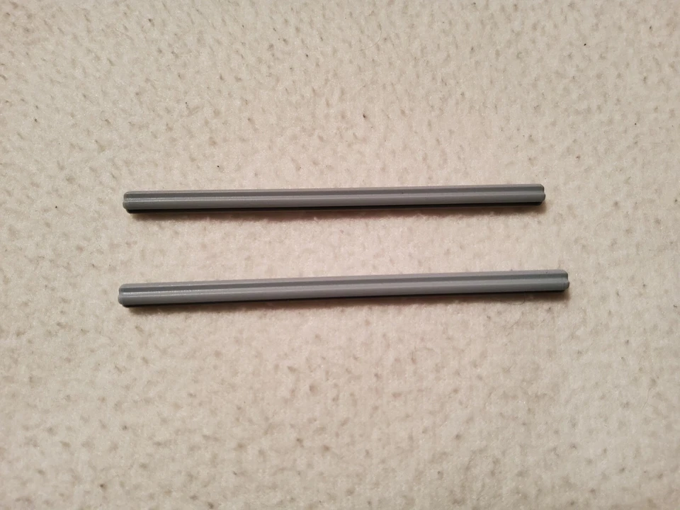 2 x NEW LEGO TECHNIC AXLE 9 PART No : 4535768 LIGHT BLUISH GREY