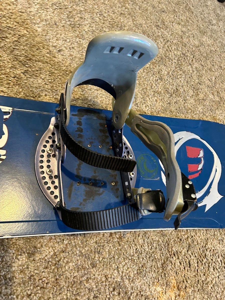 Vintage Morrow Revert +M Blue Snowboard 151cm Original Bindings