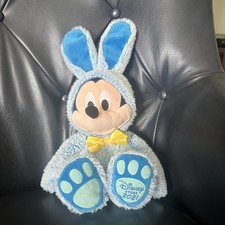 Mickey Mouse Easter Bunny Disney Store 2021 Plush Stuffed Animal 18"