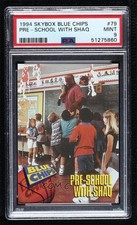 1994 SkyBox Blue Chips Shaquille O'Neal Pre-School with Shaq PSA 9 MINT HOF 6ns