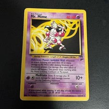 Pokémon Mr. Mime 27/130 Base Set 2 Rare Basic Psychic 40 HP TCG Card
