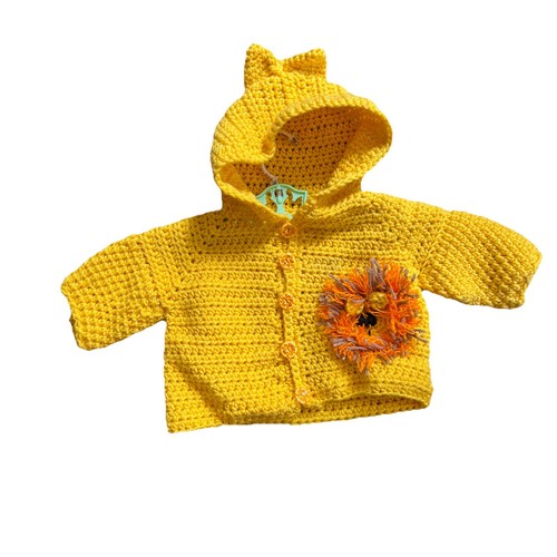 Set maglione bambino all'uncinetto abbinato imbottito leone amigurumi Giappone vintage MCM LEGGI - Foto 5 di 15