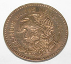 MEXICO - CINCUENTA CENTAVOS - 1956 - VERY NICE - 69 YEARS OLD COIN - LOOK!! — photo 2