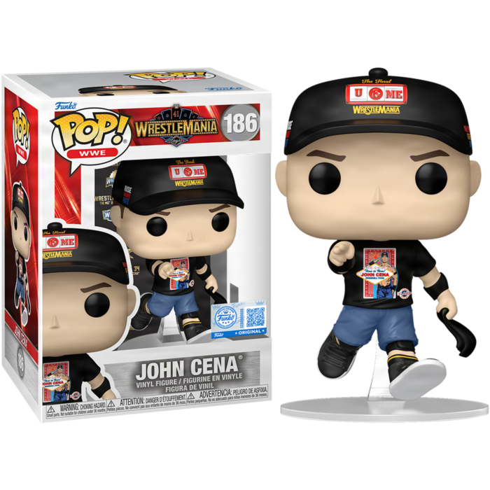 WWE John Cena WrestleMania 41 Pop! Vinyl #186