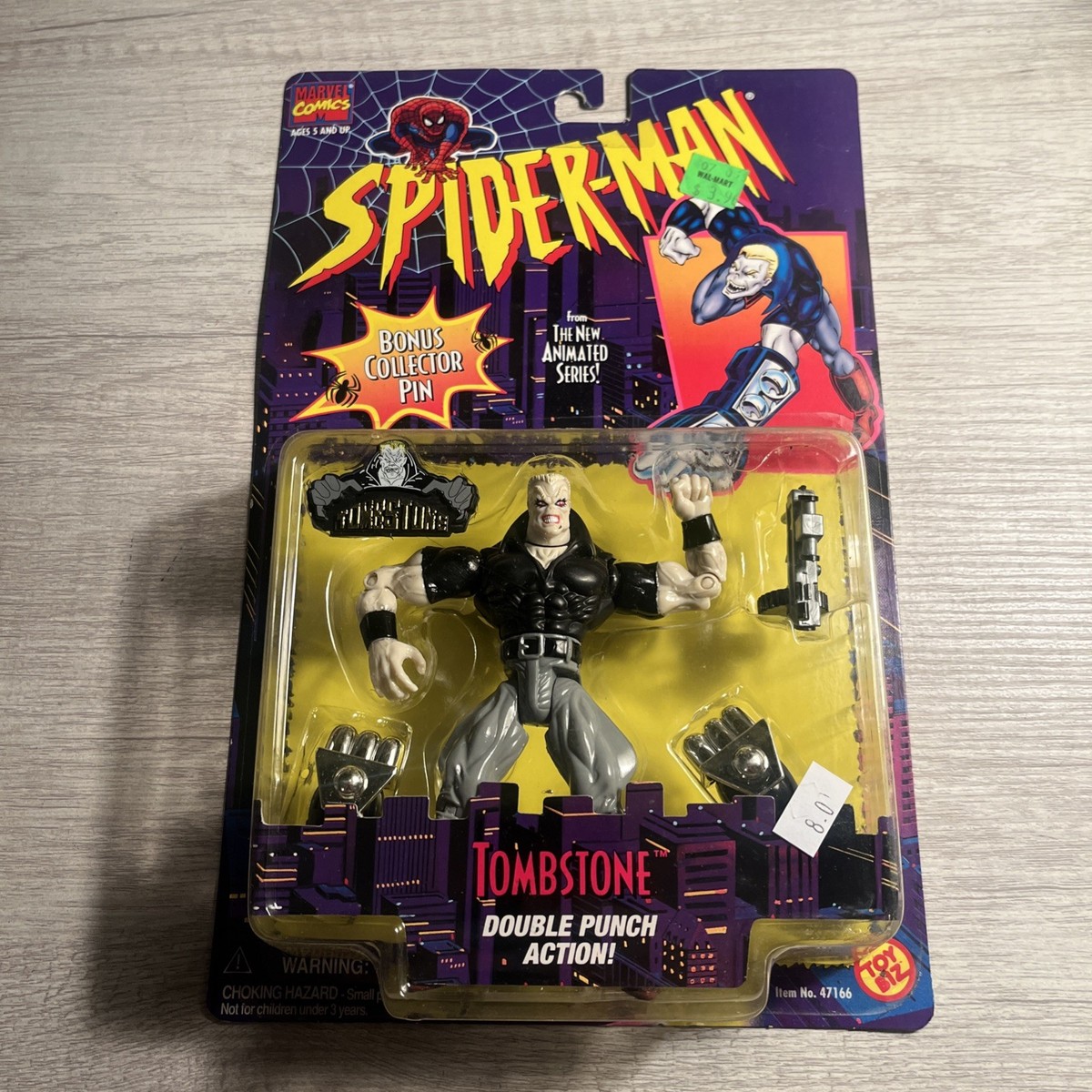Tombstone Spider-Man Animated Series Action Figure New Toybiz 1995 