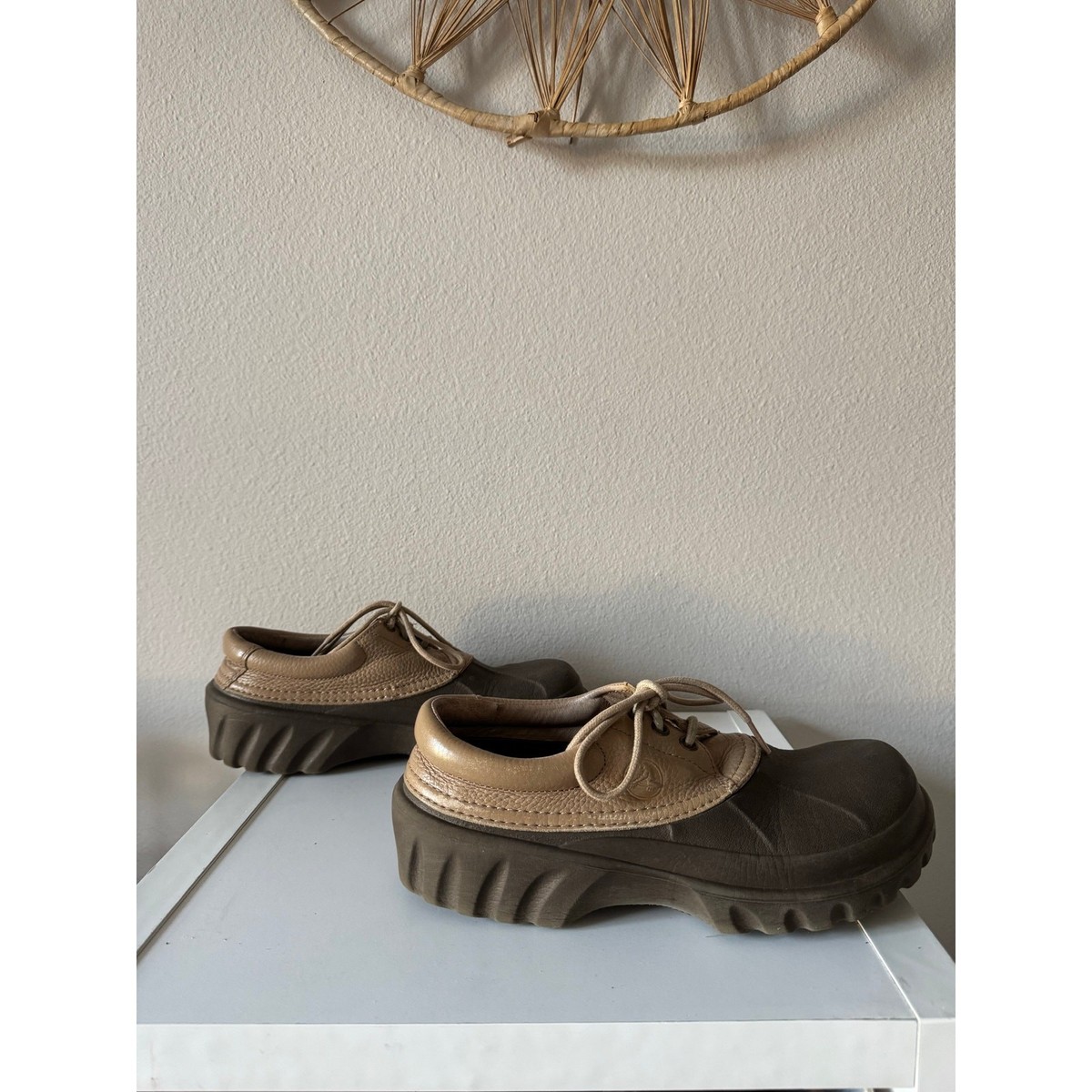 Crocs Leather Axle All-Terrain Islander Duck Boat Shoes 