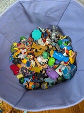 Large Random Lot Of Toys Small Collectible Toys Action Figures Pez Bundle image