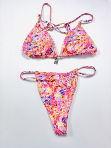 OWICA - Women's Sexy Triangle Bikini Sets Cheeky Thong Swimsuit Size S - Picture 3 of 7