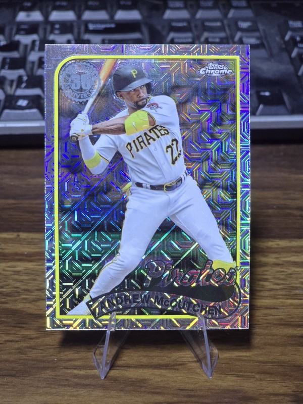 Andrew McCutchen 2024 Topps Chrome 35th Anniversary #T89C-81 Mojo Refractor