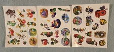 Vintage 2006-3 Sheets VEGGIETALES Stickers for Crafts/Scrapbooking/Kids-Unused