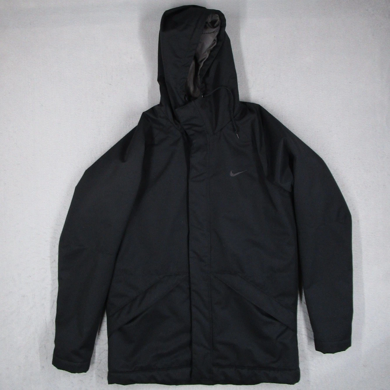 Nike Storm-FIT Hooded Parka Jacket Mens Medium Black Full Zip 614651-011
Opens in a new window or ta