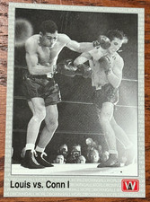 NR-MINT TO MINT 1991 ALL WORLD BOXING JOE LOUIS VS BILLY CONN  CARD #143-NOV330