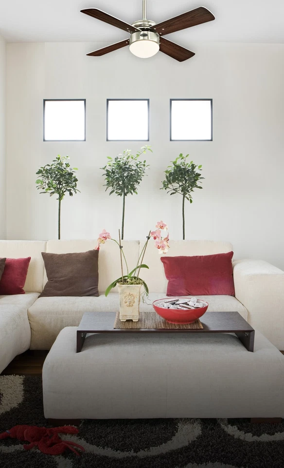 Regolatore LED Ventilatore con Telecomando Westinghouse Colosseum Nichel 90cm - Immagine 4 di 4