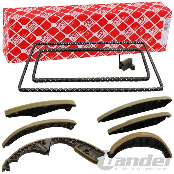 Febi STEUERKETTEN-SATZ Passend FüR 3.0 TDI Audi A4 B8 A5 A6 A7 A8 Q5 Q7 2007-18-image