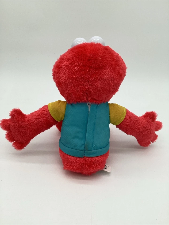 Peluche Just Play Sesame Street Elmo - 12” - ¡Linda camisa turquesa funcionando! Foto 3 de 4