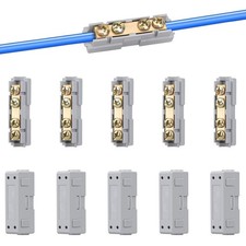 10PCS 6 AWG Wire Connector Kit, 80A Wiring Connection Terminal, Splicing 2905