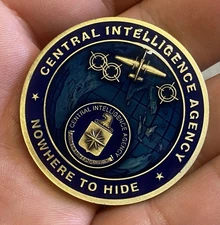 CIA - U2 Spy Plane Nowhere To Hide SIGINT GRS agency Challenge Coin NRO NSA