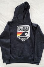 Hampton Beach New Hampshire Youth Large YL Navy Blue Surf Hoodie Pullover