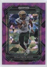 2023 Panini Prizm Draft Picks Purple Ice Prizm 70/149 DeWayne McBride #131 1u6