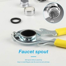 Faucet Aerator Removal Wrench Tool Kit High Performance Ergonomic Design Repair