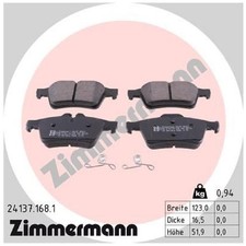 Satz Bremsbeläge Bremsklötze hinten für Jaguar XJ X350 X351 XK 2 X150 | 24468