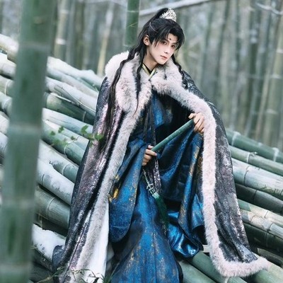 Chinese-style men's long robe Hanfu Ming Dynasty cosplay Dance Costume