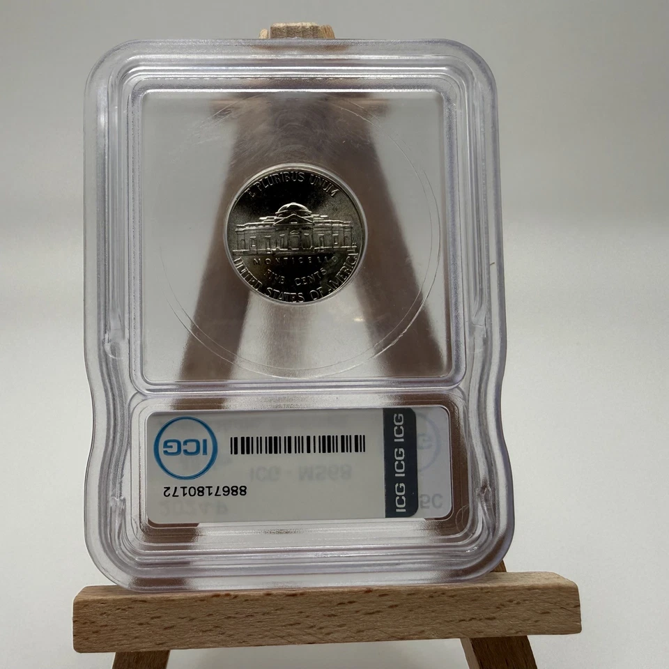 2024 P JEFFERSON Nickel 5C ICG MS68 Rare Coin! Low Mintage! - Image 4 of 4