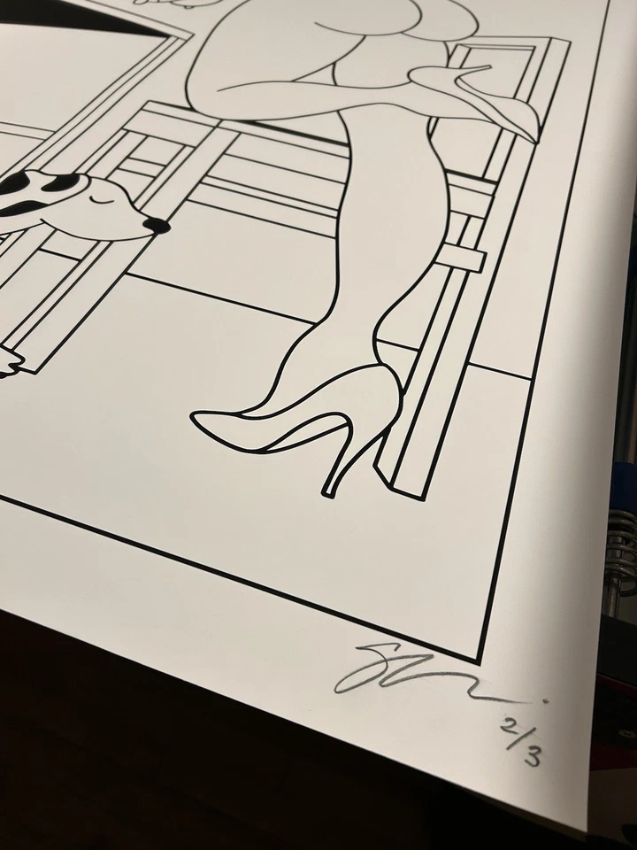 FUCCI - Lazy Sunday (2/3) - Archival Pigment Print On Paper By FUCCI (unframed) - Image 3 of 4