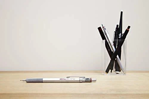 rOtring 600 Mechanical Pencil | HB 0.5 mm | Red All-Metal Body | Hexagonal