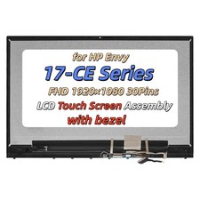 L52653-001 for HP Envy 17M-CE0013DX LCD Touch Screen Assembly w/Bezel 17.3" FHD