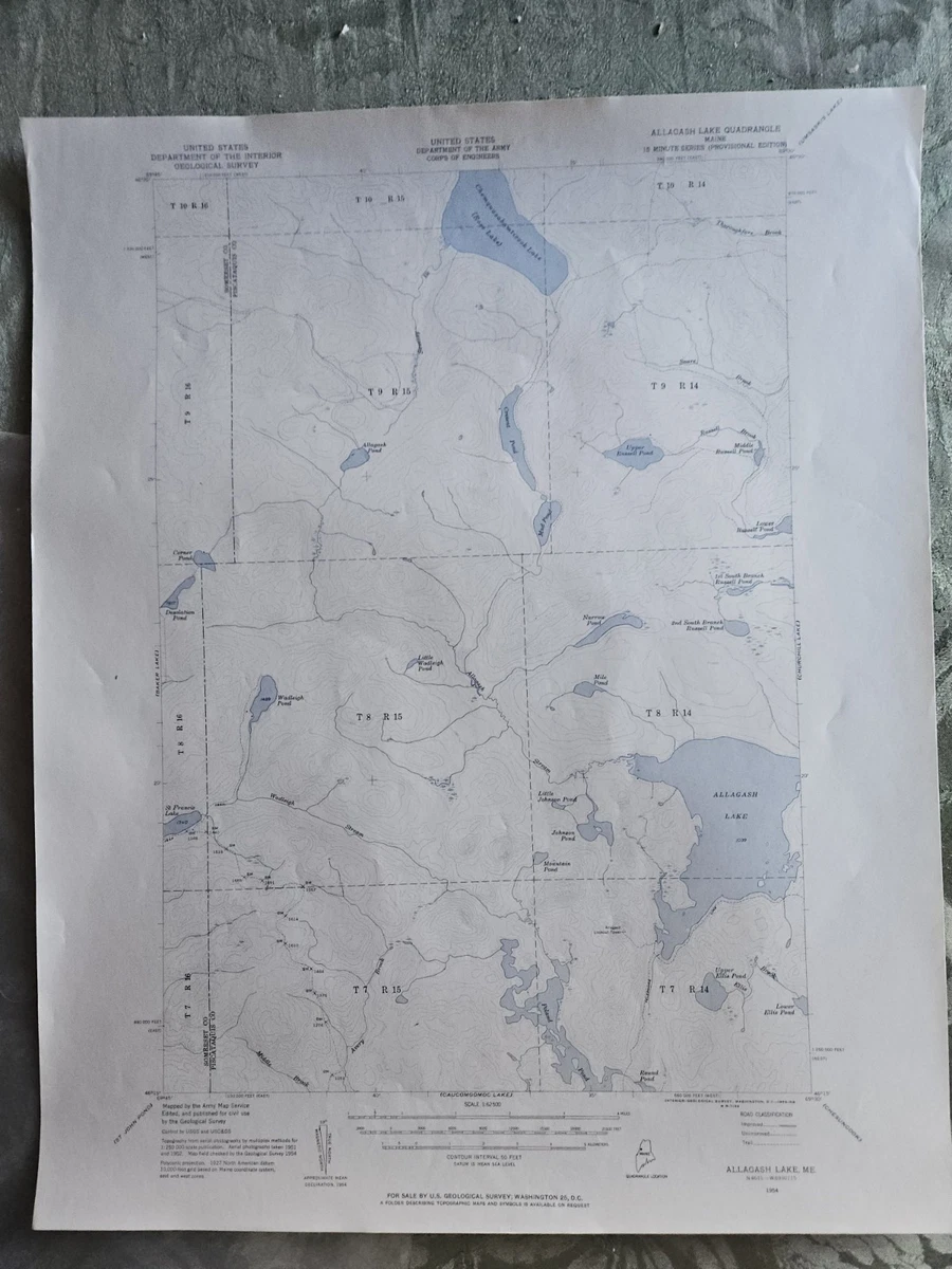 Carte Topographique Vintage Originale De Sneads, Floride - 1955 - USGS