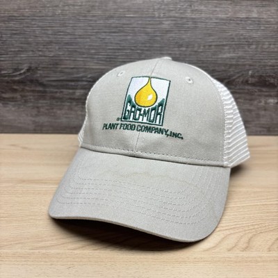 Gro-Mor Plant Food Company Hat Cap Snap Back Mens One Size Beige