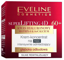 Image of Eveline Super Lifting 4D concentrated face night cream 60+ hyaluronic acid 50ml